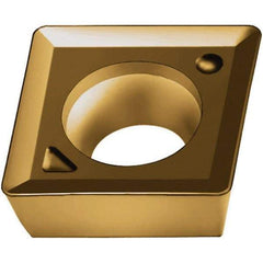 Walter - MPMX0803 F57 Grade WKP35G Carbide Milling Insert - TiAlN/TiN Finish, 1/8" Thick, 8mm Inscribed Circle, 0.5mm Corner Radius - Eagle Tool & Supply