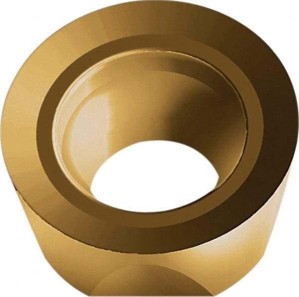 Walter - ROHX1204M0 D57 Grade WKP35G Carbide Milling Insert - TiAlN/TiN Finish, 4.76mm Thick, 12mm Inscribed Circle, 6mm Corner Radius - Eagle Tool & Supply