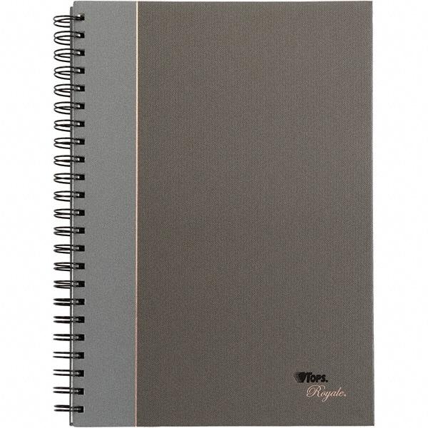 TOPS - 96 Sheet, 8-1/4 x 11-3/4", Legal/Wide (Style) Business Notebook - Black & Gray - Eagle Tool & Supply