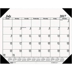 House of Doolittle - 14 Sheet, 22 x 17", Desk Pad Calendar - White - Eagle Tool & Supply