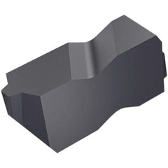 Iscar - FLAS3R Grade IC908, External Partial Topping Stub Acme Threading Insert - 5 TPI Ext Pitch, Right Hand Insert, TiAlN Finish, Carbide - Eagle Tool & Supply