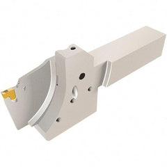 Iscar - SGAF, External, Left Hand, 1.8 to 2.69mm Groove Width, Indexable Grooving Tool Holder - GF.. 2 Insert Compatibility, 10mm Shank Height, 10mm Shank Width, 120mm OAL - Eagle Tool & Supply