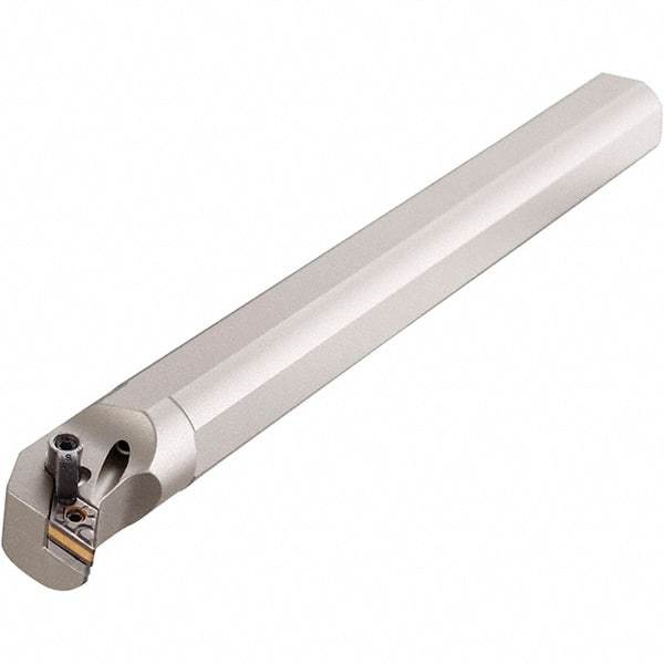Iscar - 1-1/4" Min Bore Diam, 10" OAL, 1" Shank Diam, A-MDUN Indexable Boring Bar - 1.58" Max Bore Depth, DNMG 33.. Insert, Clamp Holding Method - Eagle Tool & Supply