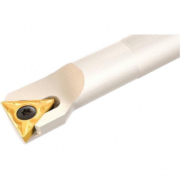 Iscar - 15.8mm Min Bore Diam, 150mm OAL, 12mm Shank Diam, S-STFC Indexable Boring Bar - 30mm Max Bore Depth, TC.T 1102.. Insert, Screw Holding Method - Eagle Tool & Supply