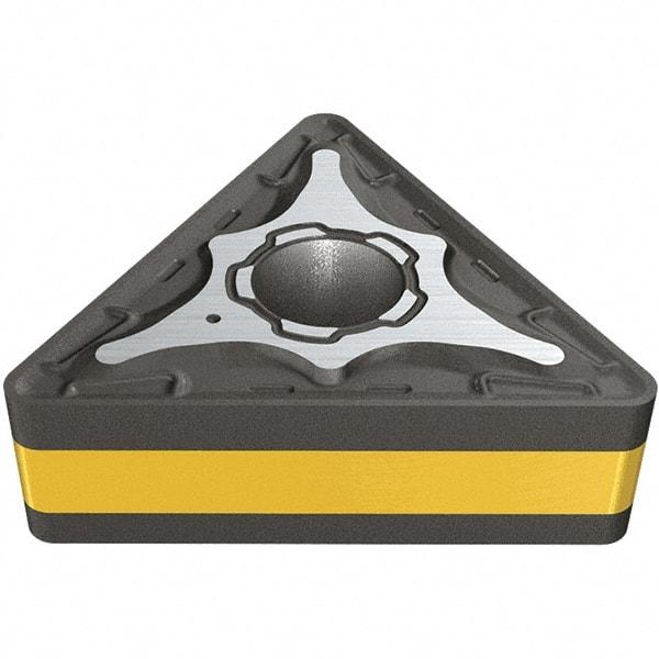 Iscar - TNMG331 M3P Grade IC830 Carbide Turning Insert - TiAlN/AlTiN/TiN Finish, 60° Triangle, 9.52mm Inscr Circle, 4.76mm Thick, 0.4mm Corner Radius - Eagle Tool & Supply