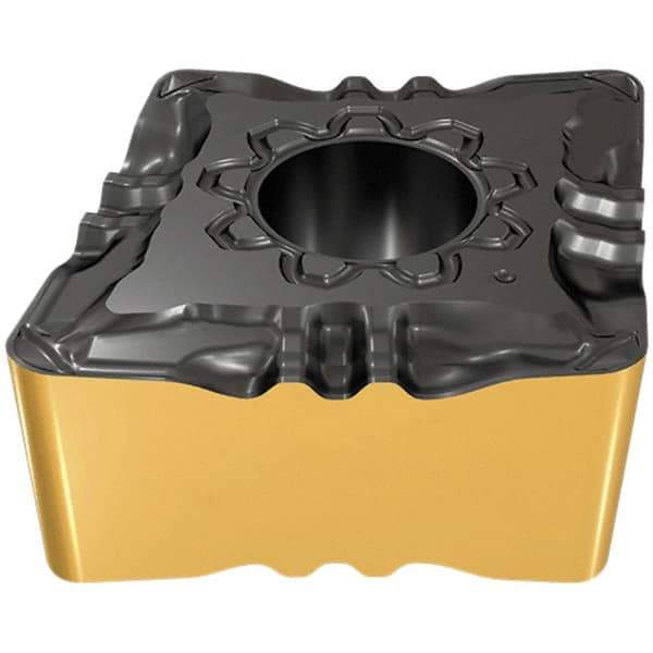 Iscar - CNMG431 F3P Grade IC830 Carbide Turning Insert - TiAlN/AlTiN/TiN Finish, 80° Diamond, 12.7mm Inscr Circle, 4.76mm Thick, 0.4mm Corner Radius - Eagle Tool & Supply