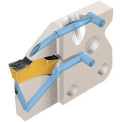 Iscar - MT-W-MM Grade IC908 Carbide Thread Milling Tip Insert - TiAlN Finish, 6 Flutes, 20mm Cutting Diam, 14.6" Depth of Cut, 21mm Extension - Eagle Tool & Supply