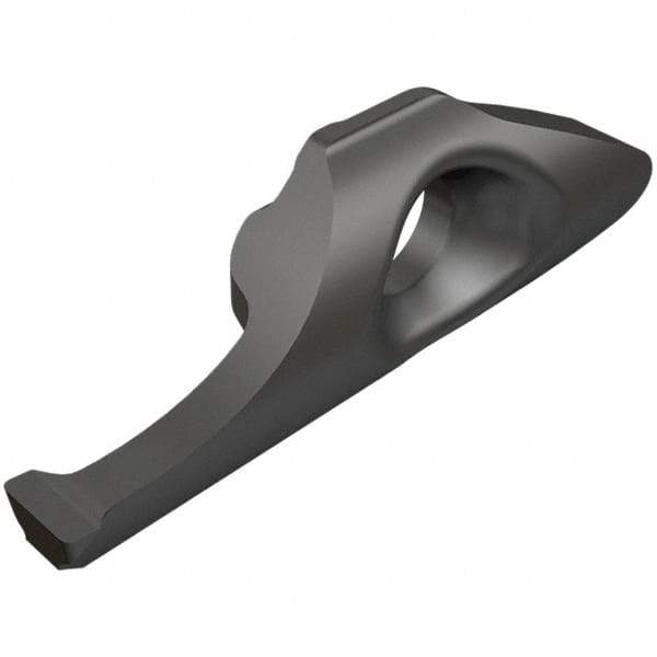 Iscar - 10-2.00-0.20MIFR Grade IC908, 2mm Cutting Width Carbide Grooving Insert - 9mm Max Depth of Cut, Right Hand, 0.2mm Corner Radius, TiAlN Finish - Eagle Tool & Supply