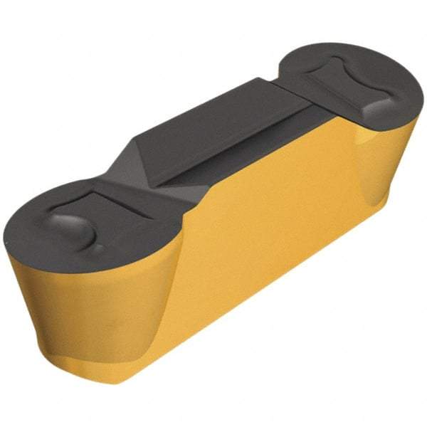 Iscar - 6030HFPL Grade IC806, 6mm Cutting Width Carbide Grooving Insert - 3mm Max Depth of Cut, Left Hand, 3mm Corner Radius, AlTiN Finish - Eagle Tool & Supply