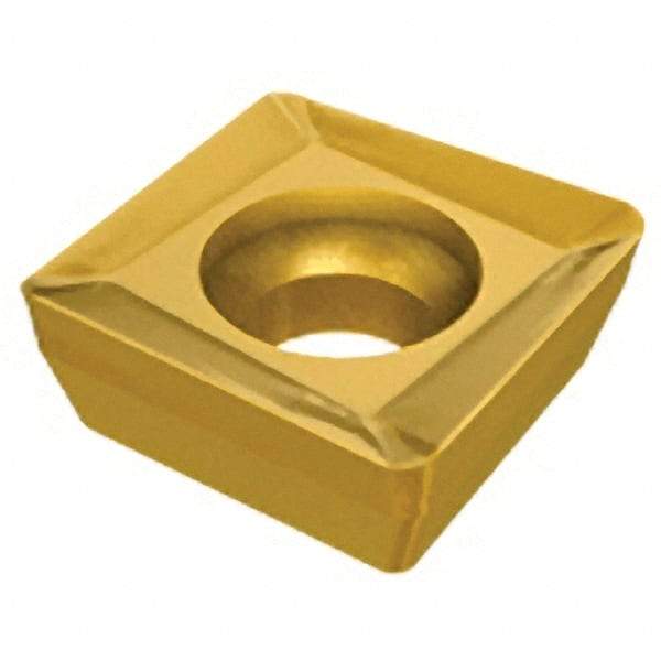 Iscar - SPMT100408 HQM Grade IC5100 Carbide Milling Insert - TiCN/Al2O3 Finish, 0.1665" Thick, 0.4016" Inscribed Circle, 0.8mm Corner Radius - Eagle Tool & Supply