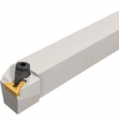 Iscar - CTFP, Right Hand Cut, 25mm Shank Height x 25mm Shank Width, Neutral Rake Indexable Turning Toolholder - 150mm OAL, TP.. Insert Compatibility, Series Isoturn - Eagle Tool & Supply