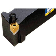 Iscar - MDJN, Left Hand Cut, 93° Lead Angle, 5/8" Shank Height x 5/8" Shank Width, Negative Rake Indexable Turning Toolholder - 4" OAL, DNMG 33.. Insert Compatibility, Series Isoturn - Eagle Tool & Supply