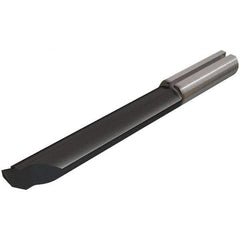 Iscar - 6.8mm Min Bore Diam, 0.6mm Max Bore Depth, 7mm Shank Diam, Corner Radius & Profile Boring Bar - 0.008" Corner Radius, Left Hand Cut, Solid Carbide, TiAlN Finish - Exact Industrial Supply