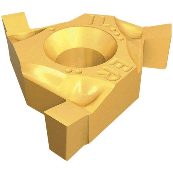Iscar - 16GTMA Grade IC508, 2.22mm Cutting Width Carbide Grooving Insert - 2.1mm Max Depth of Cut, External Right & Internal Left Hand, 0.1mm Corner Radius, TiCN/TiN Finish - Eagle Tool & Supply