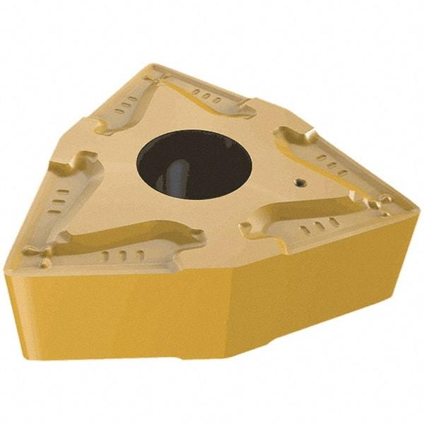 Iscar - WNMG431 FFC Grade IC520N Carbide Turning Insert - TiCN/TiN Finish, 80° Trigon, 12.7mm Inscr Circle, 4.76mm Thick, 0.4mm Corner Radius - Eagle Tool & Supply