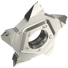 Iscar - PENTA24 MT Grade IC908, External ISO Threading Insert - Right Hand Insert, TiAlN Finish, Carbide - Eagle Tool & Supply