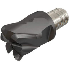 Iscar - MM ETR CF Grade IC903 Carbide Toroidal Milling Tip Insert - TiAlN Finish, 6 Flutes, 12mm Cutting Diam, 7mm Depth of Cut, 30° Helix - Eagle Tool & Supply
