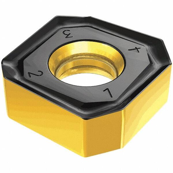Iscar - S845 SNMU1806 MM Grade IC845 Carbide Milling Insert - AlTiN Finish, 7mm Thick, 18.8mm Inscribed Circle, 1mm Corner Radius - Eagle Tool & Supply