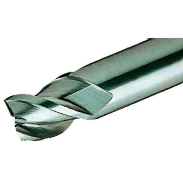 Iscar - 4.5mm, 5mm LOC, 6mm Shank Diam, 54mm OAL, 3 Flute, Solid Carbide Square End Mill - Single End, TiAlN Finish, Spiral Flute, 45° Helix, Centercutting, Right Hand Cut, Right Hand Flute - Eagle Tool & Supply