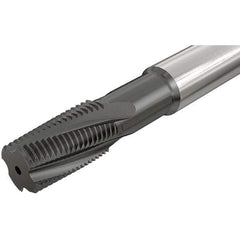 Iscar - M24x2.00 ISO, 20mm Cutting Diam, 6 Flute, Solid Carbide Helical Flute Thread Mill - Internal Thread, 56mm LOC, 105mm OAL, 20mm Shank Diam - Eagle Tool & Supply