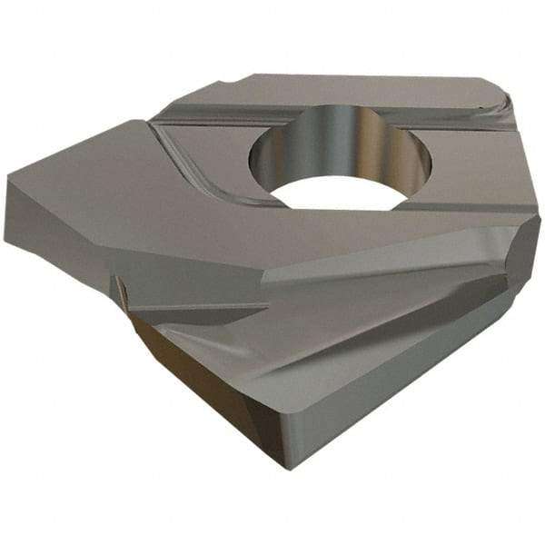 Iscar - HCCD120-R2.0 QF Grade IC908 Carbide Milling Insert - TiAlN Finish, 2.6mm Thick, 2mm Corner Radius - Eagle Tool & Supply