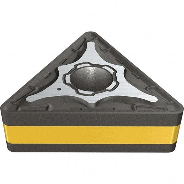Iscar - TNMG331 M3P Grade IC807 Carbide Turning Insert - TiAlN/TiN Finish, 60° Triangle, 9.52mm Inscr Circle, 4.76mm Thick, 0.4mm Corner Radius - Eagle Tool & Supply