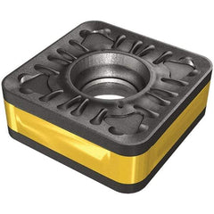 Iscar - SOMG190624 R3P-IQ Grade IC8250 Carbide Turning Insert - TiCN/Al2O3/TiN Finish, 90° Square, 3/4" Inscr Circle, 1/4" Thick, 3/32" Corner Radius - Eagle Tool & Supply