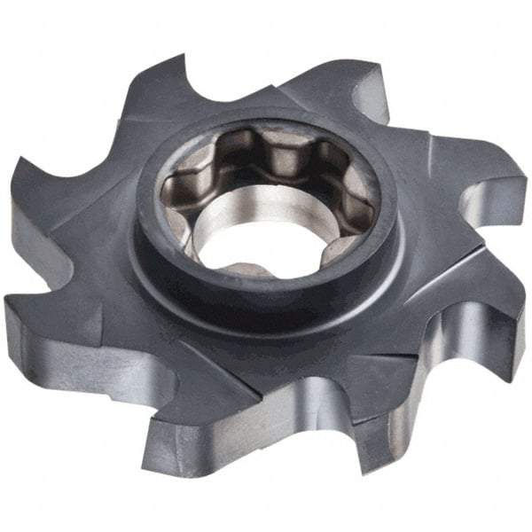 Iscar - SD D Grade IC908 Carbide T-Slot Milling Tip Insert - TiAlN Finish, 32" Cutting Diam - Eagle Tool & Supply
