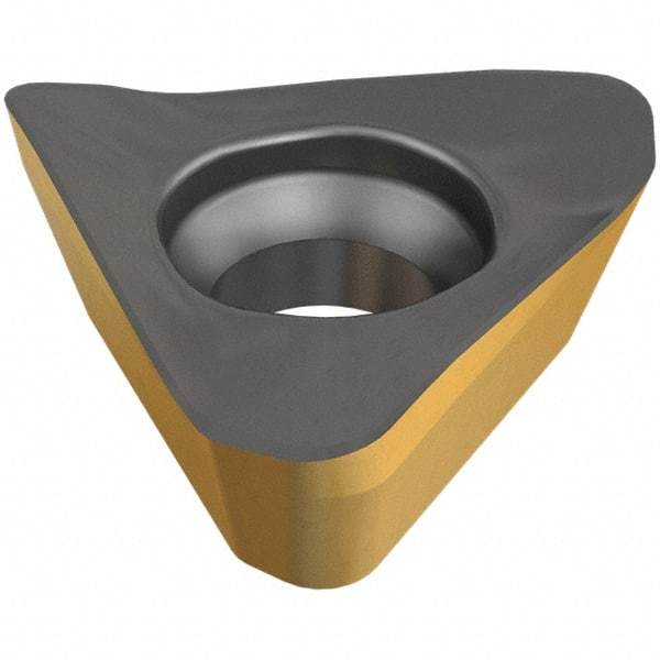 Iscar - HM390 TPKT1003 PDR Grade IC845 Carbide Milling Insert - AlTiN Finish, 3.85mm Thick, 7.5mm Inscribed Circle, 0.8mm Corner Radius - Eagle Tool & Supply