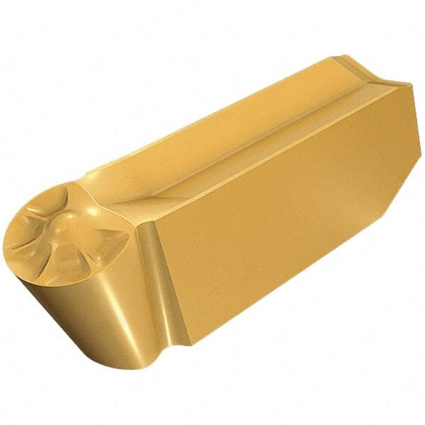 Iscar - 6.00-3.00GIPY Grade IC4, 6mm Cutting Width Carbide Grooving Insert - 3mm Corner Radius, Uncoated - Eagle Tool & Supply
