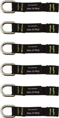 Ergodyne - 3-1/2" Tool Tether - Sealing Tape Connection, 4" Extended Length, Black - Eagle Tool & Supply