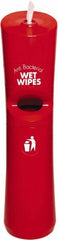 Addgards - Red Polyethylene Manual Wipe Dispenser - Exact Industrial Supply