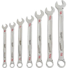 Milwaukee Tool - Wrench Sets Tool Type: Combination Wrench System of Measurement: Inch - Eagle Tool & Supply