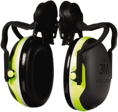 3M - Hard Hat Cap Mounted Black Earmuffs - 26 NRR Rating - Eagle Tool & Supply