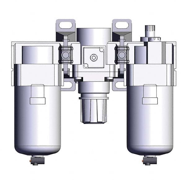 SMC PNEUMATICS - Filter, Regulator & Lubricator (FRL) Units Configuration: 3 Pc. Filter-Regulator-Lubricator Body Type: Standard - Eagle Tool & Supply