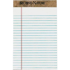 TOPS - 50 Sheet, 5 x 8", Jr. Legal (Style) Legal Pad - White - Eagle Tool & Supply