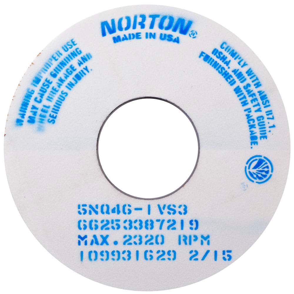 Norton - Tool & Cutter Grinding Wheels Wheel Type: Type 1 Wheel Diameter (Inch): 14 - Eagle Tool & Supply