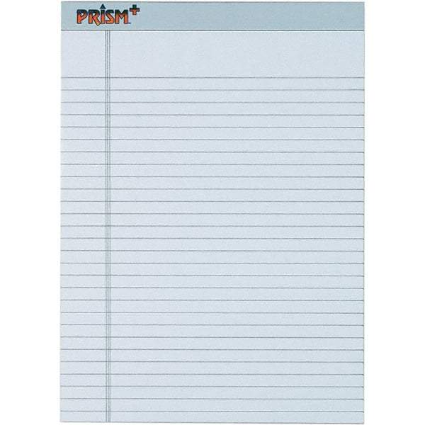 TOPS - 50 Sheet, 8-1/2 x 11-3/4", Legal/Wide (Style) Legal Pad - Pastel Gray - Eagle Tool & Supply