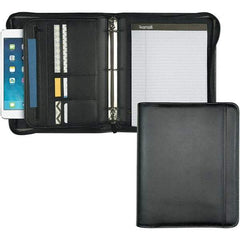 Samsill - 50 Sheet, 8-1/2 x 11", Writing Pad - Black - Eagle Tool & Supply