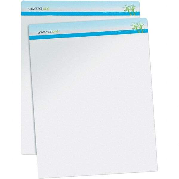 Universal One - 50 Sheet, 27 x 34", Easel Pad - White - Eagle Tool & Supply