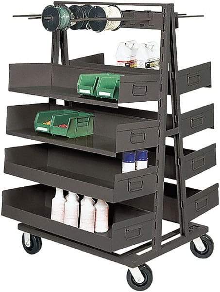 Valley Craft - 38" Wide x 63" High x 40" Deep, A-Frame Cart - 2,500 Lb Capacity - Eagle Tool & Supply