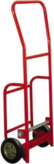 Valley Craft - 800 Lb Capacity 53" OAH Hand Truck - Loop Handle, Steel, Hard Rubber Wheels - Eagle Tool & Supply
