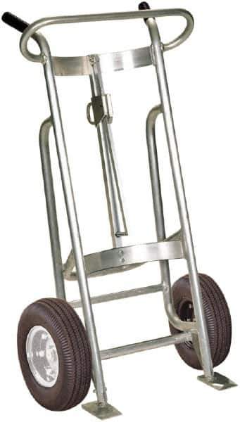 Valley Craft - 800 Lb Load Capacity, 30 & 55 Gal Drum Hand Truck - For 30 Gal & 55 Gal Drums - Eagle Tool & Supply