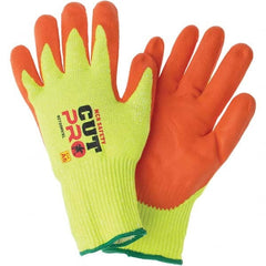 MCR Safety - Size XL, ANSI Cut Lvl A6, Puncture Lvl 4, Abrasion Lvl 6, Nitrile Coated Synthetic Cut Resistant Gloves - Eagle Tool & Supply