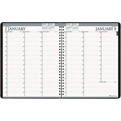 House of Doolittle - 104 Sheet, 8-1/2 x 11", Weekly Planner - Blue - Eagle Tool & Supply
