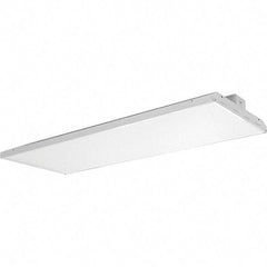 Eiko Global - 1 Lamp, 265 Watts, LED, High Bay Fixture - 4' Long x 92.5mm High x 440mm Wide, 120-277 Volt, Steel Housing - Eagle Tool & Supply