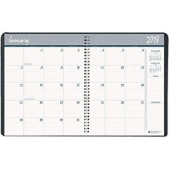 House of Doolittle - 24 Sheet, 8-1/2 x 11", Monthly Planner - Blue - Eagle Tool & Supply