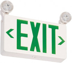 Philips - Combination Exit Signs Mounting Type: Ceiling Mount; Wall Mount Number of Faces: 1 - Eagle Tool & Supply