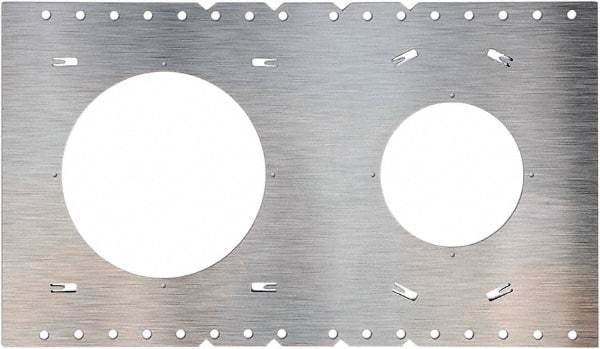 Philips - Aluminum Silver Light Fixture Plate - For Use with FDL Flat Down Lights - Eagle Tool & Supply