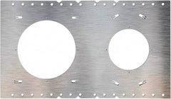 Philips - Aluminum Silver Light Fixture Plate - For Use with FDL Flat Down Lights - Eagle Tool & Supply